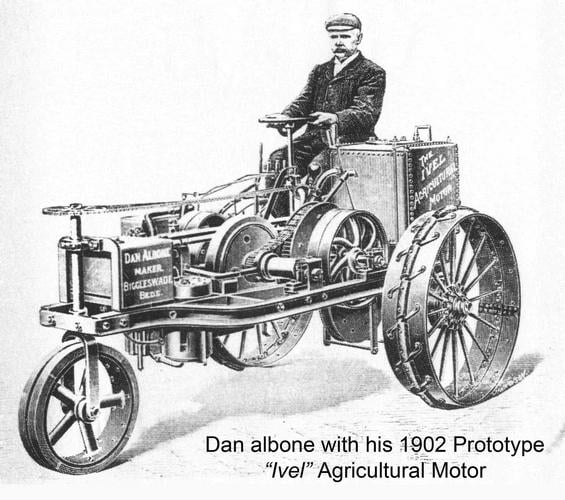 Dan Albone & the Ivel Cycle Works 3 Ivel Tractor 1902