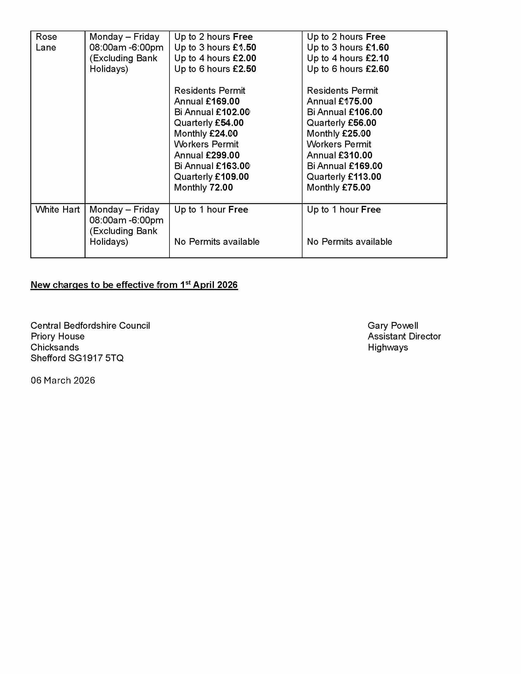 Biggleswade VOC Notice Page 2